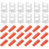 BE-TOOL 100pcs Tile Leveling System Clips (2mm) + 100pcs Tile