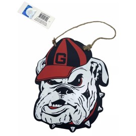 OxBay Georgia Bulldogs 7” Mascot Hanging Ornament/Wreat