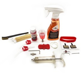 Ultrafashs Bike Brake Bleed and Cleaning Kit for Shimano Hydraulic Disc Brakes,Suitable for Mountain,Road Bicycle,with Brake Pads.Bike Brake Cleaner(10oz), Mineral Oil(2oz)