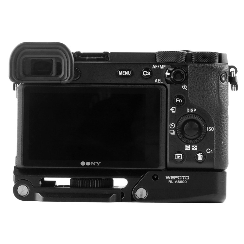 WEPOTO A6600 Grip Variable L-shaped Quick release plate for Sony
