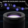 Maíz Bocina Bluetooth Radio Fm Portatil Recargable Usb Luz Led