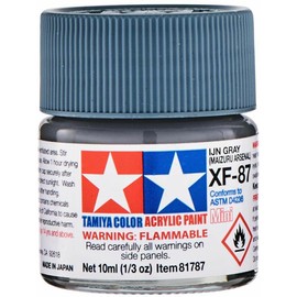 Tamiya 81787 XF-87 Ijn Gray (Maizuru A) - 10 ml / 0.33 onzas líquidas