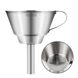 350ml stainless steel funnel/strainer included bellacuisine / 350ml 스테인리스 스틸 깔대기 거름망 포함 bellacuisine