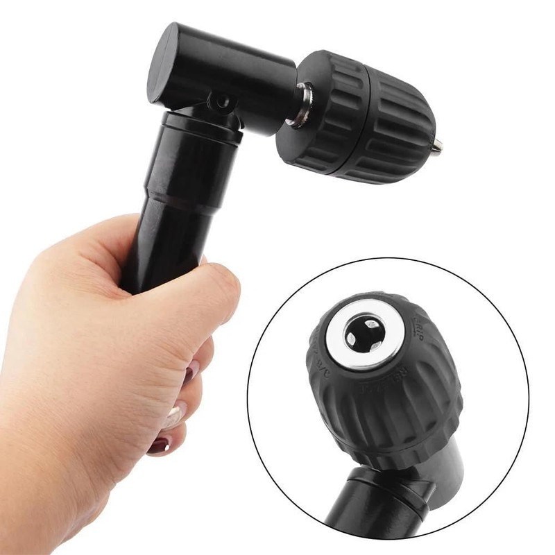 Crozgan Right Angle Drill 0.8-10mm Right Angle Bend Extension 90