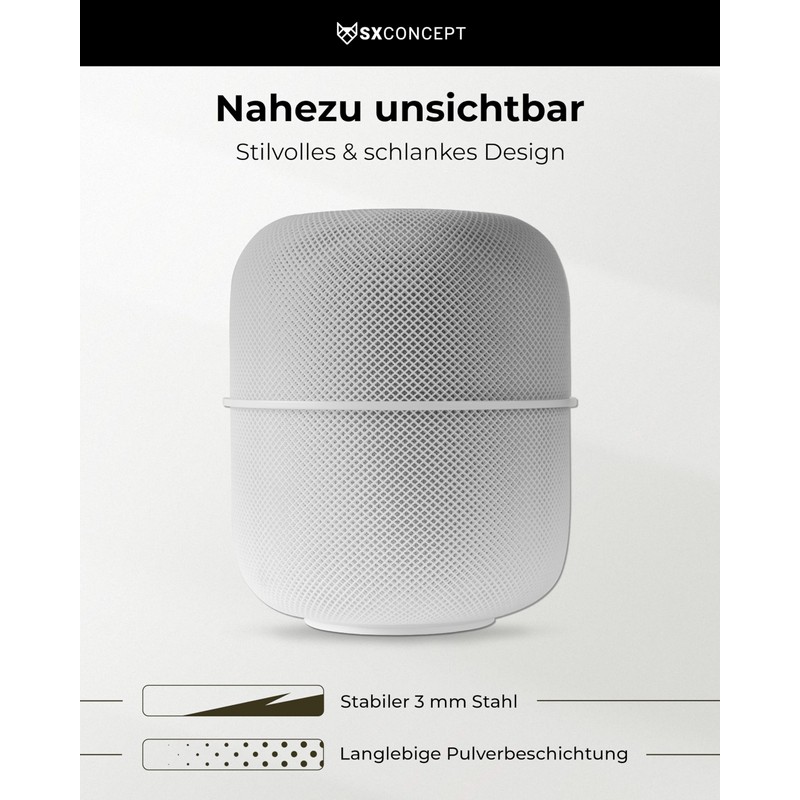 SX-Concept Smart Wall Mount for Apple HomePod (White)