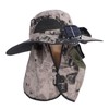 Wide Brim Solar Fan Hat Outdoor Fishing Sunscreen Quick Drying
