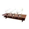 Kamidano-no-Sato Modern Shinto Treasure, Modern Jingu Zen Mitsuba Walnut