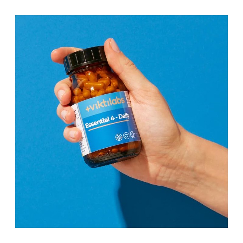 viktilabs Essential 4-Daily - Mit bioaktivem Vitamin B6 & Zink-Komplex