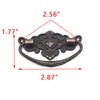 FarBoat 10pcs Vintage Bail Pulls Drop Ring Handle 2.9in Length
