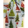 Unbranded Scarf Blue Green Red Christmas Trees Song Man Woman