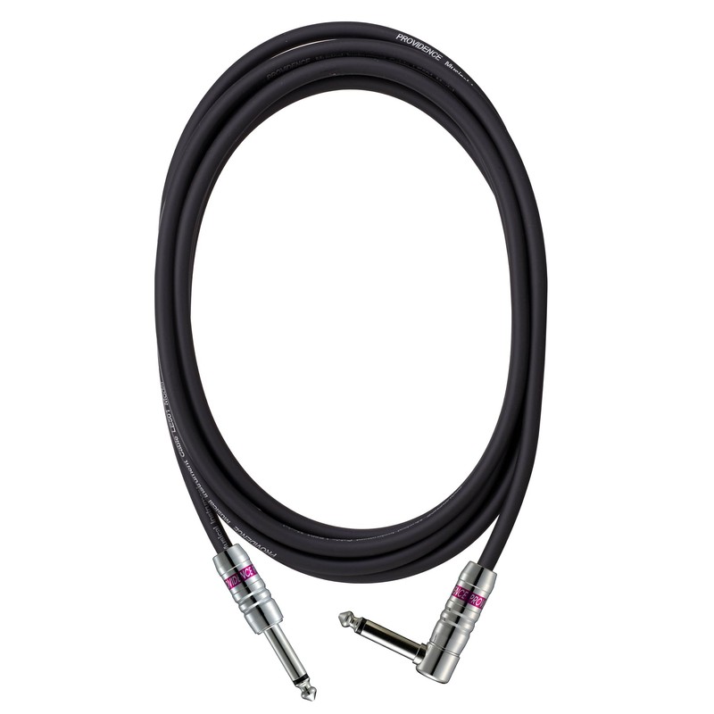 Providence LE501 Shielded Cable 5m S/L Plug (Straight/L Type), Black