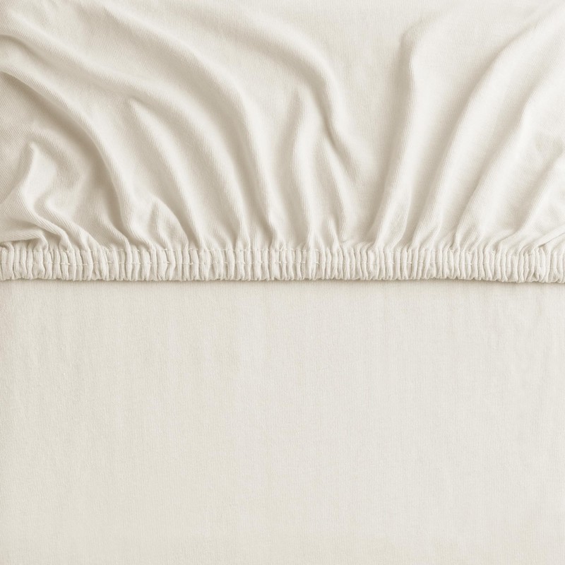 DecoKing Fitted Sheet Super King Cotton Jersey Boxspring, Amber Collection,