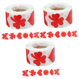 BESPORTBLE 3 Rolls Indoor Tanning Bed Tanning Stickers for Body Fake Tan Decor Labels