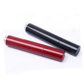 Baluue 3pcs Black Portable Foundation Brush Multi-functional Liquid Makeup Tool Handle Soft Dense Bristles for Application for Cosmetics and Travel