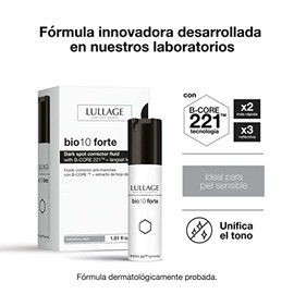 LULLAGE, Bio 10 Forte, Crema Antimanchas Intensiva para Pieles Sensibles, Despigmentante Facial, Tratamiento para Manchas Oscuras en la Cara, 30 ml