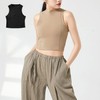 Adult Sleeveless Training Top for Dance, Pilates, and Ballet Women's Ballet Wear S=Light Brown