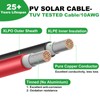 Oududianzi Solar Extension Cable 20Ft, Solar Wire 10AWG, Tinned Copper