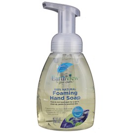 Earthview Fragrance Free Foaming Hand Soap, 8 Fl Oz |Unscented, Gentle, Moisturizing | Designed for Environmental Sensitivities (MCS, EI, MI free, Sulfate free, SLS free, Sensitive Skin, Unscented, Free & Clear, Naturally Derived, Plant Based, Eco-Friend