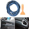 Riloer Car Interior Dashboard Panel Decoration Trim Strips 10m/32.8ft Universal