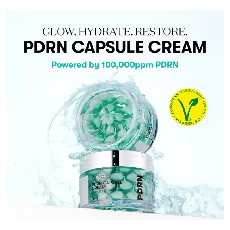 Crema Hidratante Facial Hidratante Green Pdrn En Cápsulas @