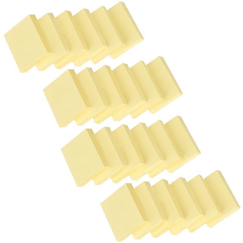 ZCZN 38 x 51 mm Sticky Notes, Canary Yellow Self-Stick
