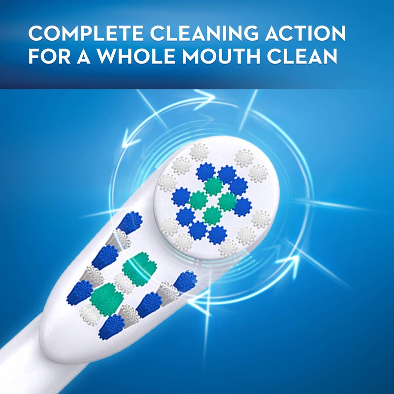Oral-B Deep Clean Battery Powered Toothbrush Replacement Brush Heads Refill,