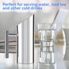 Stainless Steel Water Pitcher, 1L/1.5L/2L Water Jug with Ice Guard