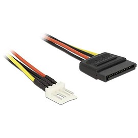DeLOCK Cable Power SATA 15 Pin Male to Floppy 4