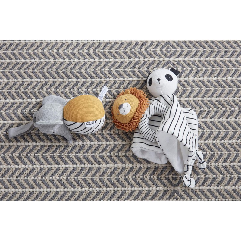 Mamas & Papas Soft Grabber Rattle, Ring Shaped, Interactive Activity