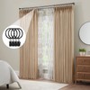 Curtains Ring Clip, Metal Curtain Ring with Hook, Sliding Eyelet
