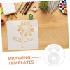 DOITOOL 18Pcs DIY Painting Stencils Floral Leaf Hollow Templates for