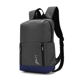 BE SMART Waterproof Mini Backpack for Women, Casual Daypack Small Work Bag for Workout/College/Travel/Daily Use, Lightweight Cute Backpacks with RFID Anti theft Back Pocket, Grey