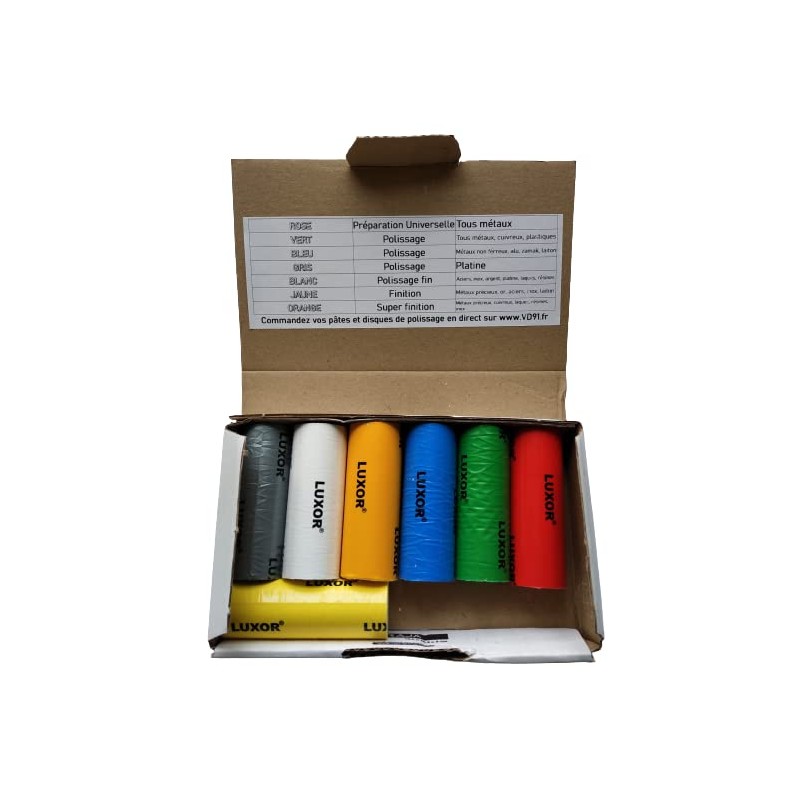 KD89 Solid Luxor Polishing Paste Set 7 Pieces for All