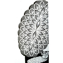 ALICE BROOKS 7333 Vintage Alice Brooks 2-PINEAPPLE DOILIES Patterns to Crochet (Reproduction)