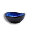 VOMANA Ceramic Decorative Bowl, Blue Pottery Key Bowl, Porcelain Versatile