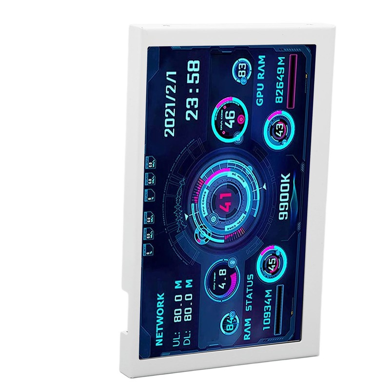 5in Computer Temp Monitor IPS USB Mini Screen PC Sensor