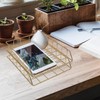 LELYFIT 2 Tier A4 Metal in Trays, Stackable Office Desk