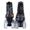 Ugboiu Roller Skates for Men and Women, Black Derby Roller