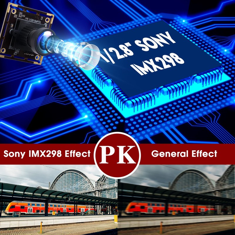 ELP 16MP USB Camera Module Wide Angle 110 Degree No