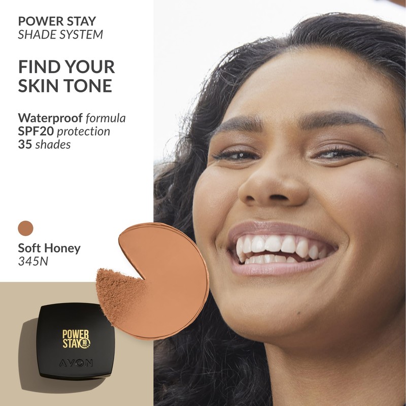 Avon Cream To Powder 3-in-1 Foundation, Concealer and Powder, Long