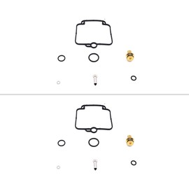 HISports Carburettor Repair Kit Set, 2 Sets Carburetor Rebuild Repair Kit Gasket Carburetor Repair Straddle Type Carb Repair Kits Compatible with GSF 1200 GSXR 750 1100 Suzuki Bandit