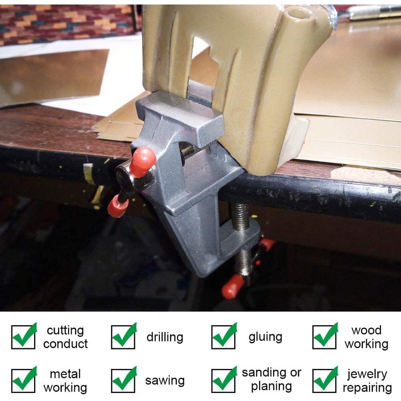 Mini Jeweler Table Clamp Small Hobby Bench Vice Work Bench