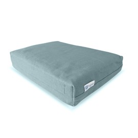 Yogan Head Cushion/Headpad (2") for Yoga/Pilates | Organic Cotton Outer Cover (Removable & Washable)| Inner Cover with Recycled Fiber Filling | 30x20x5 cm (Turquoise)