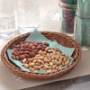 Nagao 01025024 Basket Washable Fruit Basket, Flat Type, Brown, 9.4