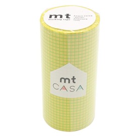 Mt Casa Masking Tape 100mm Grid・Canola MTCA1112