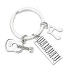 yaozeio Music Keychain for Women Men Musical Gifts for Musicians