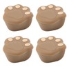12 Pcs Corner Protector Cat Paw Shape Silicone Material 3.8x3.8x1.9cm