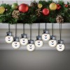 Gemmy Frosty the Snowman Gemmy Set Of 8 Blinking LED