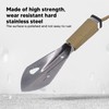 Survival Digging Trowel Stainless Steel Anti Slip Handle Multifunctional Detecting