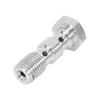 X AUTOHAUX 2 Pieces Metric Thread Double Hollow Screw M10